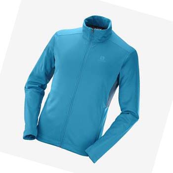 Chaquetas Salomon GORE TEX INFINIUM™ WINDSTOPPER® Hombre Azules | MX 3252MQZ